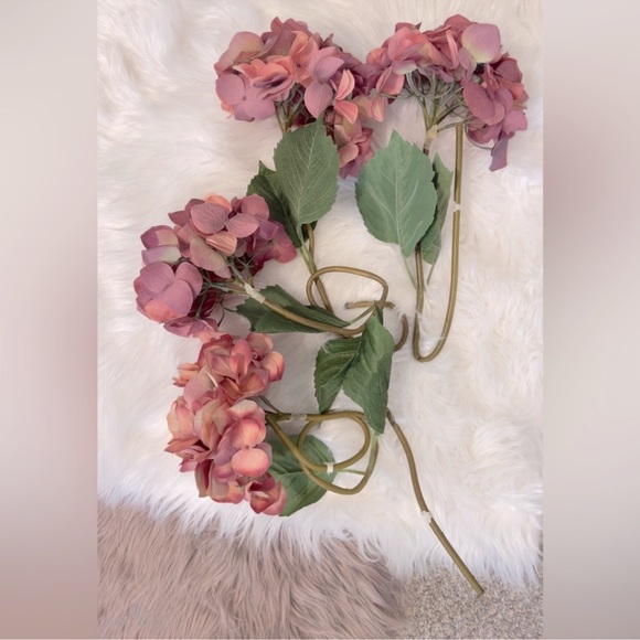 Blush Pink Roses Peonies Floral Green Leaves Wedding Dining Table Arrangement #4 - Picture 3 of 9